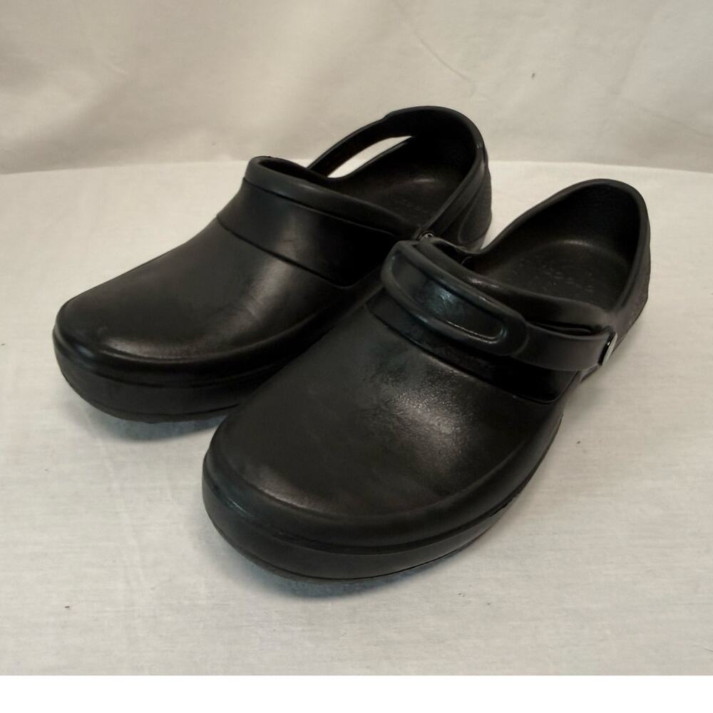 Crocs Women's Mercy Work Clogs, Black, Size 8